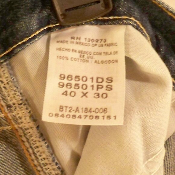 Wrangler, Blue Jeans 40X30 - Picture 5 of 7